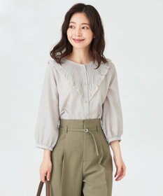 ANY SIS 【洗える】レースフリル ブラウス