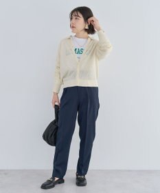 Green Parks きれいシルエットウエストＦＩＴテーパードパンツ