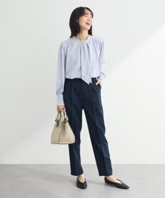 Green Parks きれいシルエットウエストＦＩＴテーパードパンツ