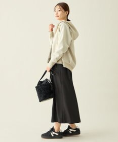 ANY L ラメダンボールダブルジップパーカー