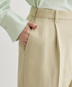 Green Parks きれいシルエットウエストＦＩＴテーパードパンツ