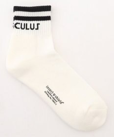 PW CIRCULUS 【虫よけ加工】【MEN】ラインソックス ショート丈  ゴルフ