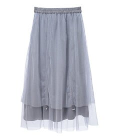 earth music&ecology ２ｗａｙドロストチュールスカート