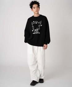 WEGO 【裏起毛/ユニセックス着用ITEM/SMLサイズ展開】アソートグラフィックプルオーバー（4）
