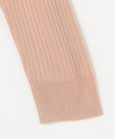 J.PRESS LADIES 【洗える・イージーケア】 SYNTHETIC BASIC ワイドリブ クルーネック カーディガン