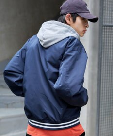 WEGO 【ユニセックス着用ITEM】2WAYフードワッペンスタジャン