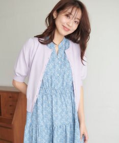 Feroux 【接触冷感・UVカット】ハーフスリーブ カーディガン