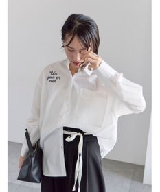 Te chichi ポイント刺繍シャツ