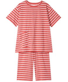 une nana cool 綿100％フレンチボーダー 半袖パジャマ