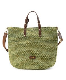 IBIZA ラフィア　2WAYバッグ（草木染め）