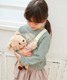 ANY KIDS アニマルプリントトレーナー