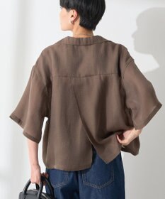 AMERICAN HOLIC 接触冷感シアー開襟半袖シャツ