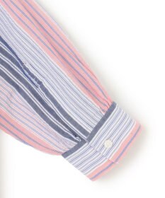 J.PRESS YORK STREET 【WOMEN】マルチストライプ シャツワンピース