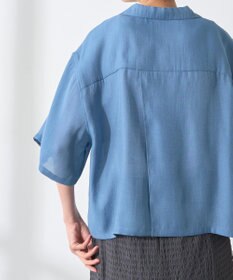 AMERICAN HOLIC 接触冷感シアー開襟半袖シャツ