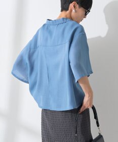 AMERICAN HOLIC 接触冷感シアー開襟半袖シャツ