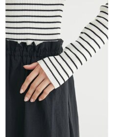 Green Parks ドッキングニットワンピース