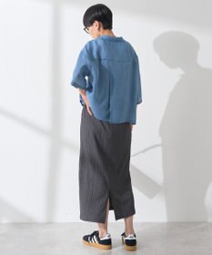 AMERICAN HOLIC 接触冷感シアー開襟半袖シャツ