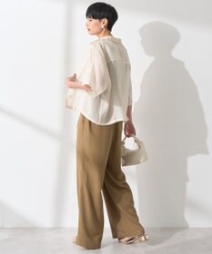 AMERICAN HOLIC 接触冷感シアー開襟半袖シャツ