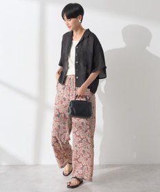 AMERICAN HOLIC 接触冷感シアー開襟半袖シャツ