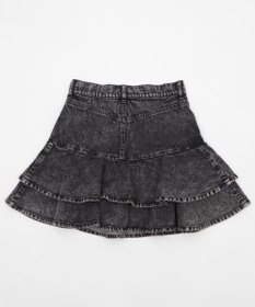 WEGO デニムフリルミニスカート