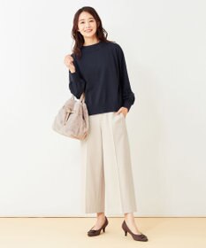 ANY SIS 【蓄熱効果】サーモトロン 2WAYストレッチ ワイドパンツ