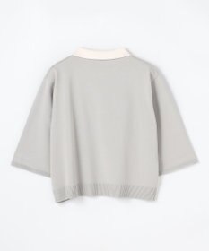 ANY L 【2SET】バイカラーポロニット×スカートセット