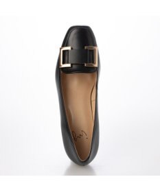 ing <ing>スクエアバックルローファーパンプス