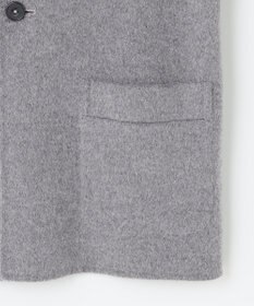 J.PRESS LADIES 【リバーシブル】ウールナイロン リバー フーデッドコート