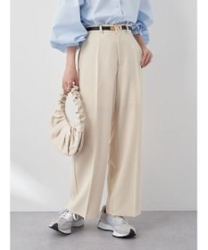 earth music&ecology Ｔ／Ｒストレートパンツ（Ｉｖｏｒｙ）