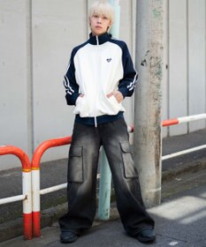 WEGO 【ユニセックスITEM/MLサイズ展開】ラグランライントラックジャケット