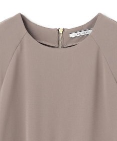 BEIGE， 【洗える】ACHILLEA / ペプラムバックファスナーブラウス