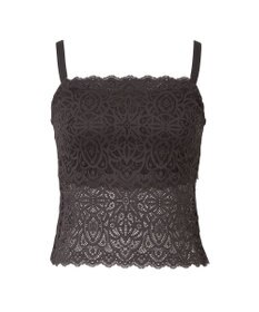 BRADELIS New York 【カヤビューティーラボ】はくだけ簡単!レーシーロングブラ24 ノンワイヤー 補整 ブラジャー 見せブラ ブラトップ