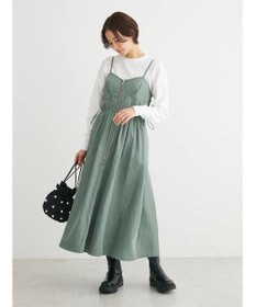 Green Parks ・ＳＵＧＡＲ　ＳＰＯＯＮ　コルセット風キャミワンピース