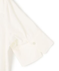 ICB L 【接触冷感・UVケア・洗える】 レーヨンコンパクトローン ボウタイシャツ