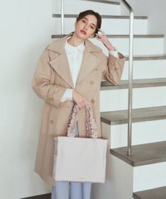 Maison de FLEUR EC限定サイドポケットフリルハンドルスクエアトート