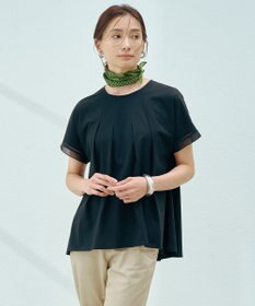 J.PRESS LADIES 【洗える・接触冷感】プレーティングジャージー フレア カットソー