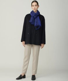 ICB WoolRever ノーカラーショートコート