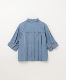 GRACE CONTINENTAL バックタックデニムシャツ