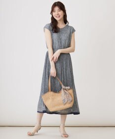 ANY SIS 【洗える】フラワープリーツ ワンピース