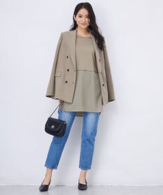 ICB L 【洗える】 ウォーターリサイクルテーパードデニム