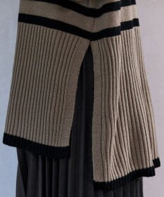 Tiaclasse 【洗える】ハイネックボーダープルオーバー