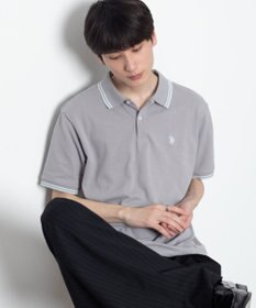 WEGO 【26年春夏新カラー登場/ユニセックス着用ITEM/SMLサイズ展開】U.S. POLO ASSN.別注ラインポロシャツ