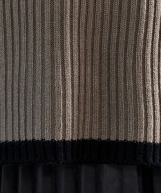 Tiaclasse 【洗える】ハイネックボーダープルオーバー