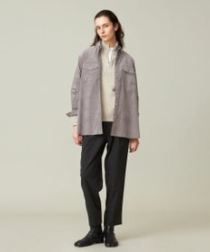 J.PRESS YORK STREET 【WOMEN】コーデュロイ ロングブラウス