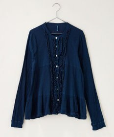 crêprie tsumori chisato creperie FRILL TOPS-AIZOME クレプリ 藍染フリルトップス