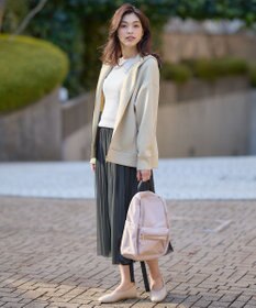 ANY 【ウエストゴム】プリーツチュールスカート