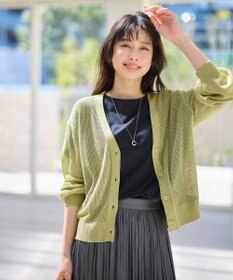 ANY メッシュカーディガン