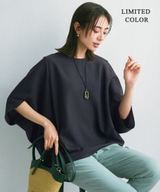 ICB 【新色追加・WEB限定カラーあり・UVケア・接触冷感・速乾・防シワ・洗える】FluidBackSatin ドルマンスリーブブラウス