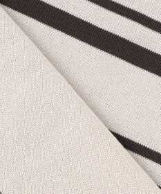 J.PRESS LADIES 【WEB限定カラーあり・洗える・抗菌防臭】COTTON POLYESTER ボーダー 襟付き ニット