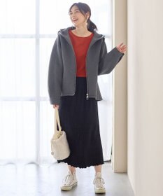 ANY L ダンボールＷジップパーカー